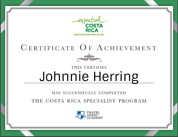 Costa Rica Specialist