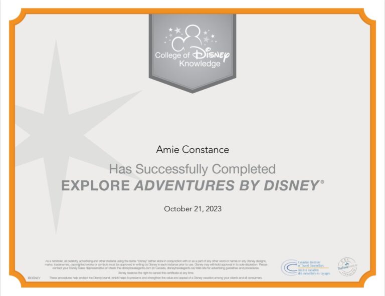Adventures by Disney - Certified