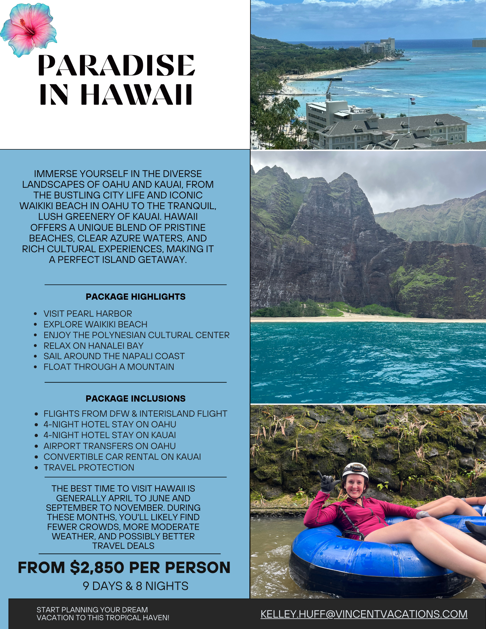 Multi-Island Hawaii Vacation Package