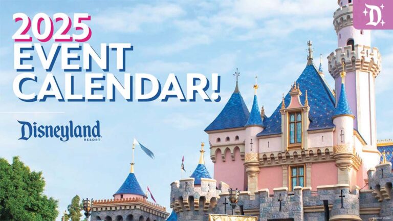 2025 Disneyland Event Calendar Released