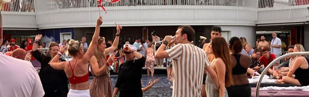  onboard and offboard activities on a virgin voyages cruise 