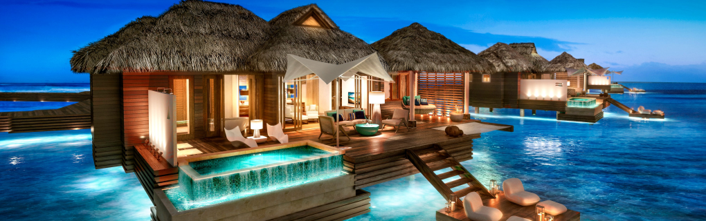 compare and contrast all sandals resorts locations 