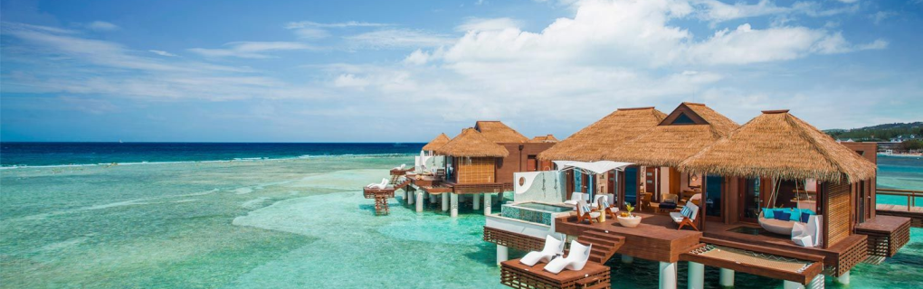 Sandals resorts with overwater bungalows 