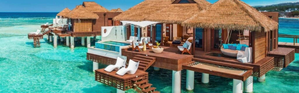 Sandals resorts with overwater bungalows 