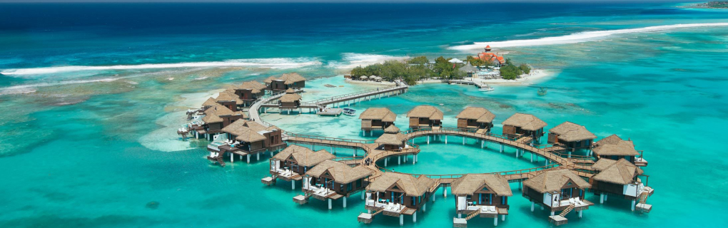 Sandals resorts with overwater bungalows 