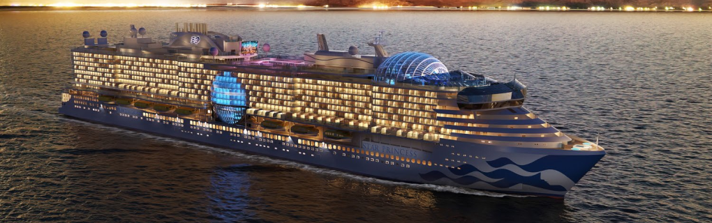 overview of the new cruise ship, the Star Princess from Princess Cruises