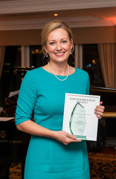 Top sales best travel agent Abercrombie and Kent Cruises award