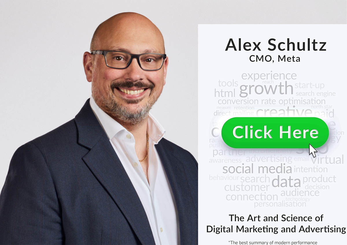 Book Review: "Click Here" by Alex Schultz, Chief Marketing Officer of Facebook/META