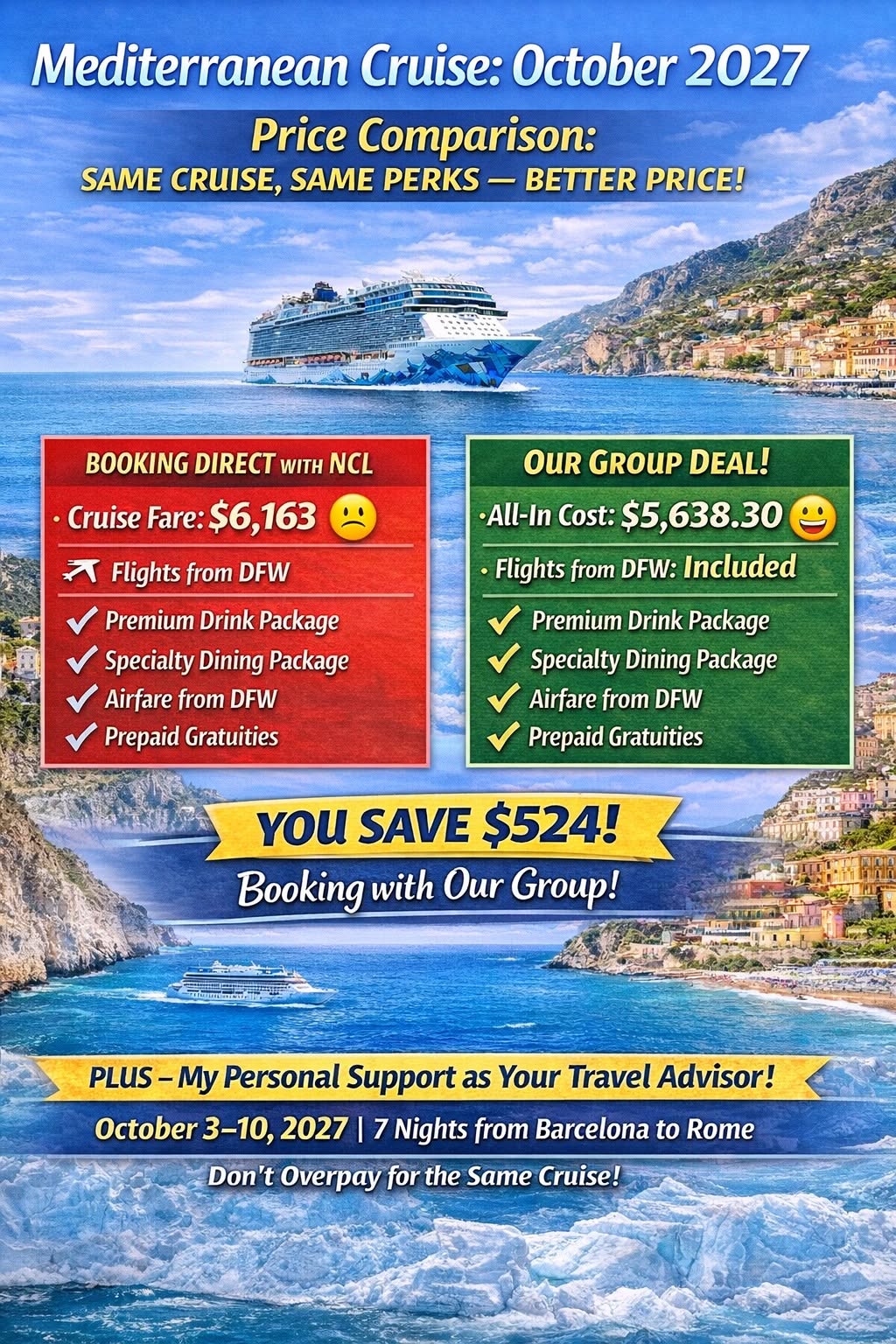Norwegian Epic Mediterranean Cruise