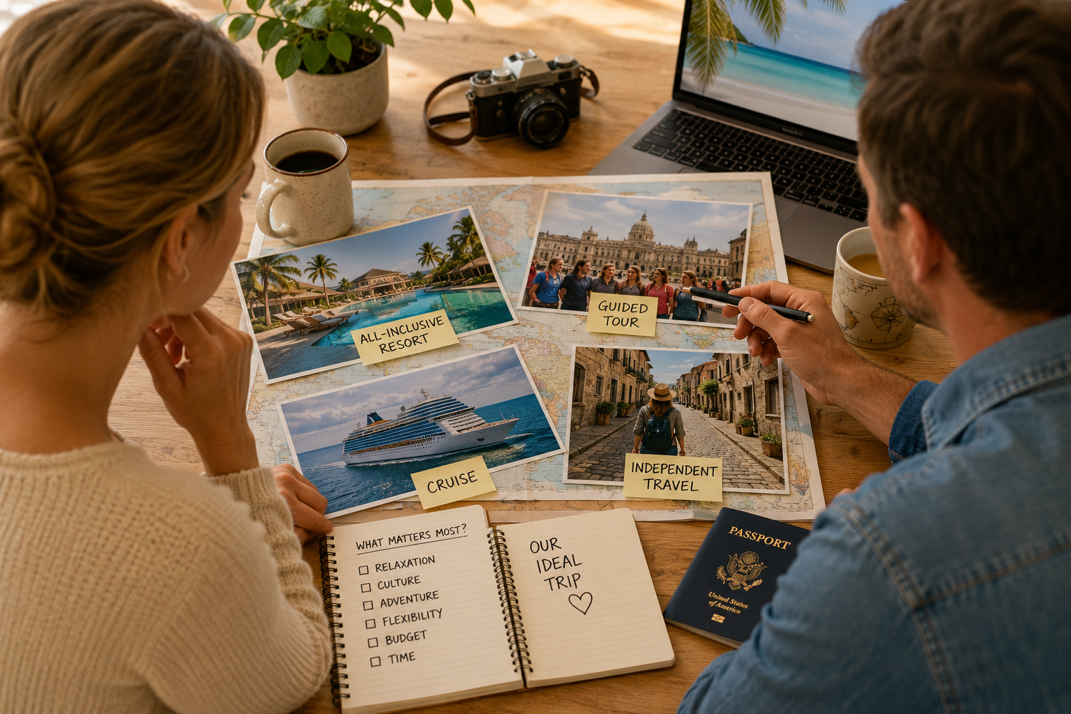 All-Inclusive Resort, Guided Tour, Cruise, or Independent Travel: How to Decide