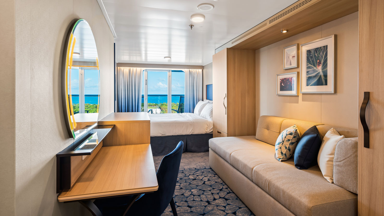 Oceanview Balcony Stateroom $813.81 per person (based on double occupancy)