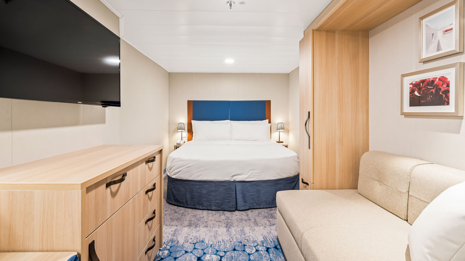 Interior Stateroom $594.81 per person (based on double occupancy)
