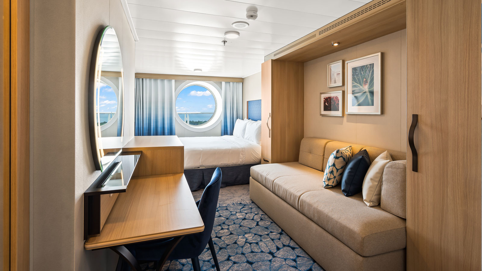 Oceanview Stateroom $690.81 per person (based on double occupancy)
