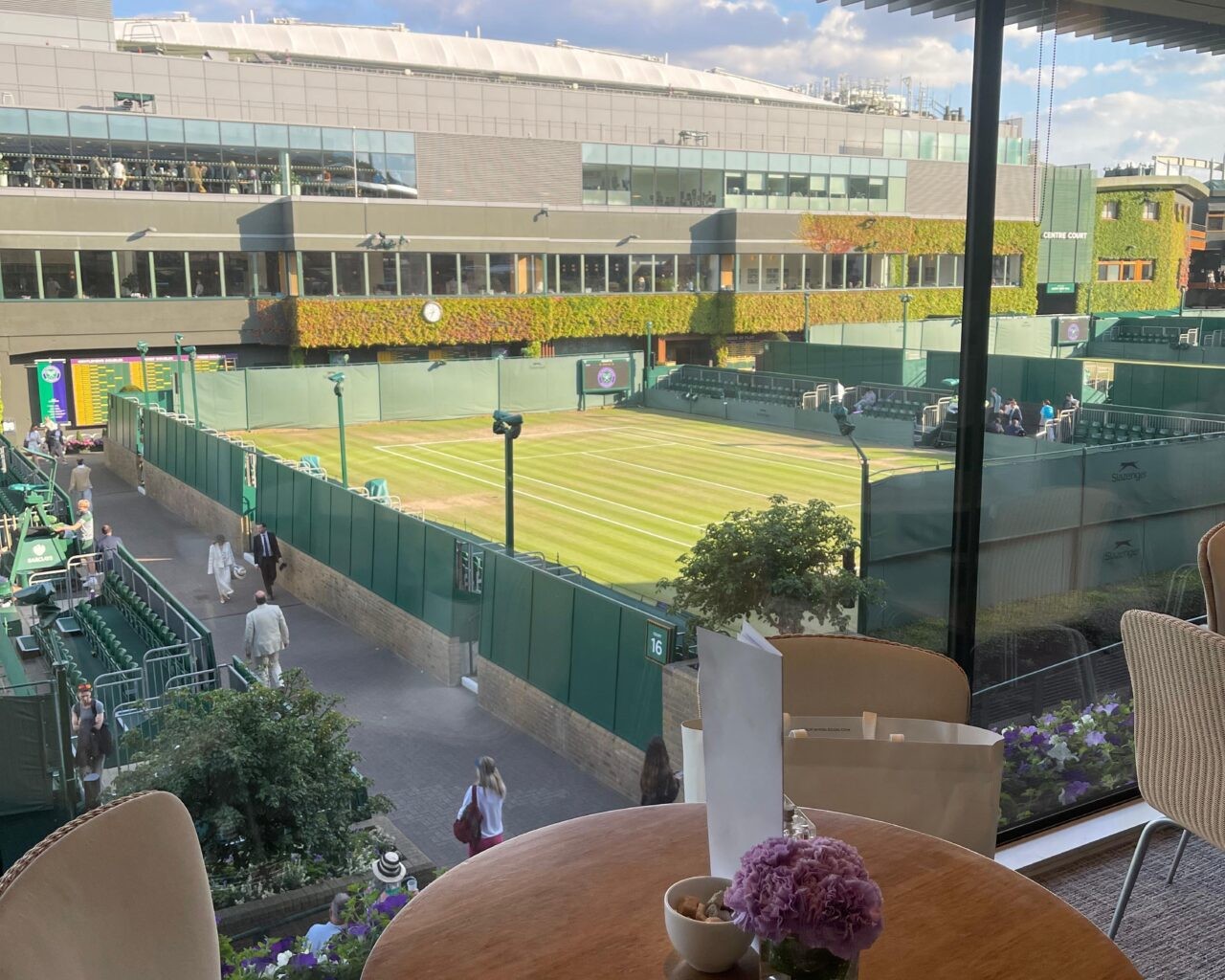 The Renshaw VIP Hospitality Restaurant at Wimbledon