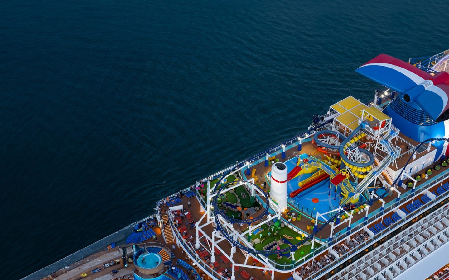 Carnival Celebration Excel Class Flagship at Sea