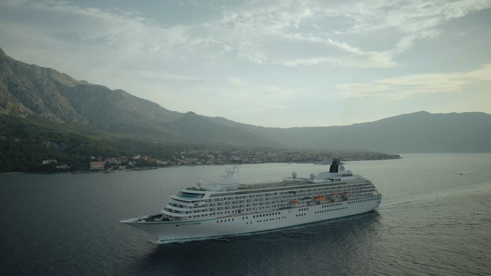 Crystal Cruises luxury liner sailing exotic worldwide itineraries supported by the Odysseus global data cache