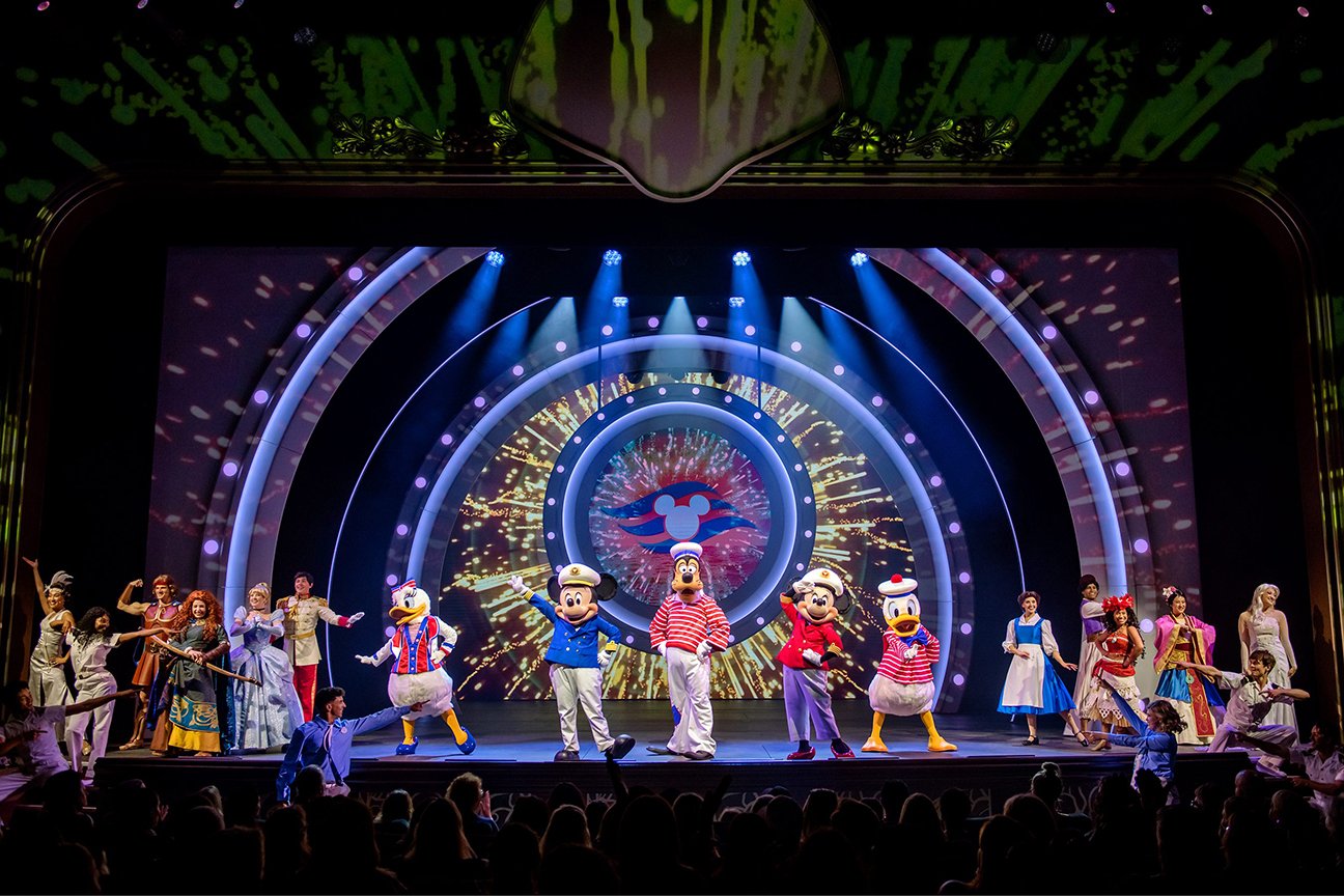 Disney Wish Walt Disney Theatre Broadway style stage spectacular