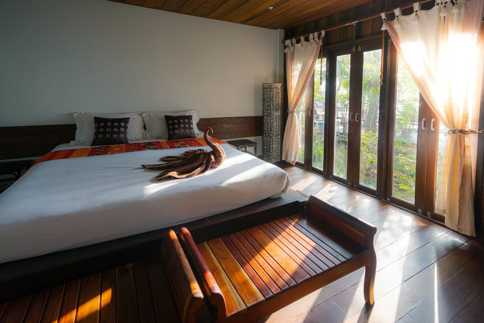 European Waterways Master Suite cabin interior