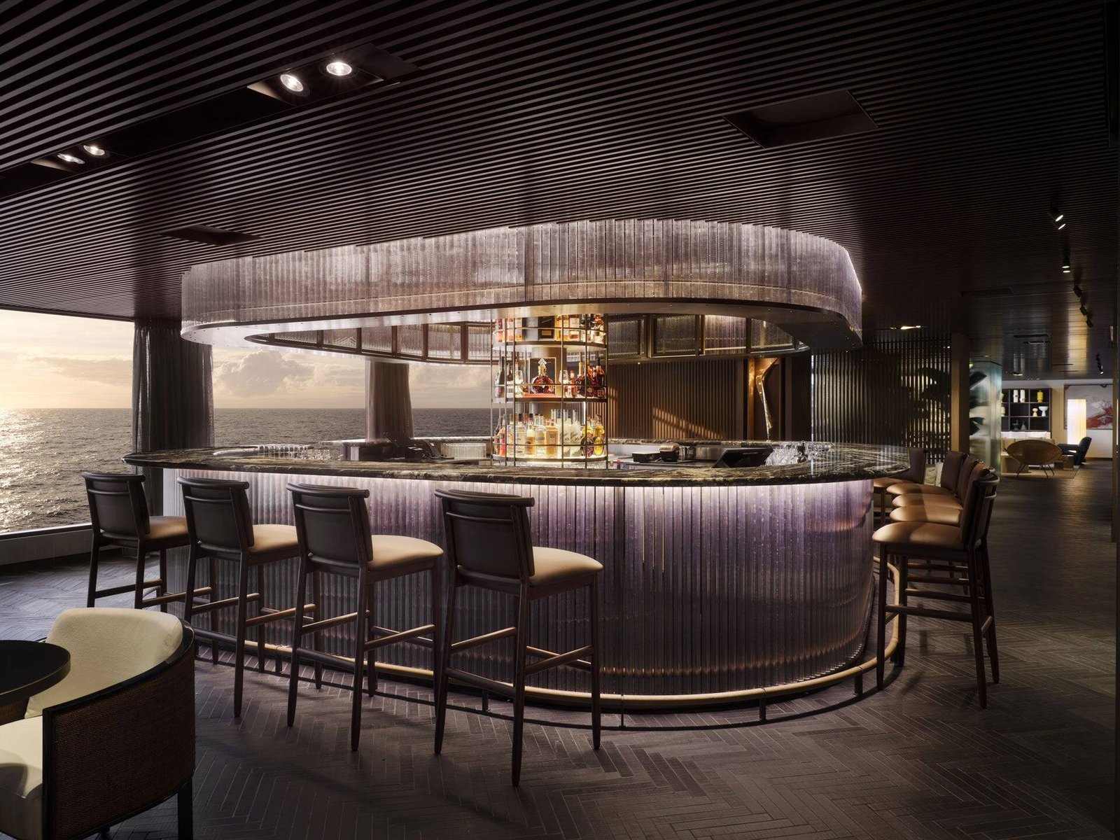 Sophisticated Haven Lounge and Bar exclusively for Haven suite guests