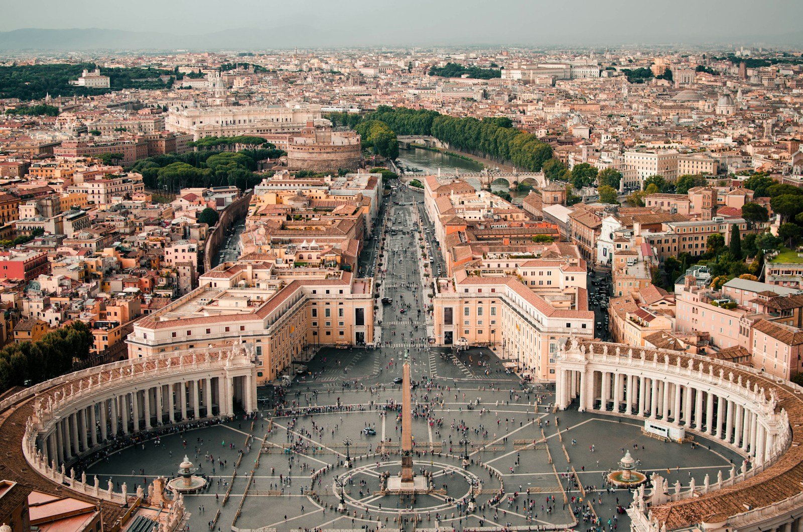 Vatican St. Peter's Basilica and Roman square