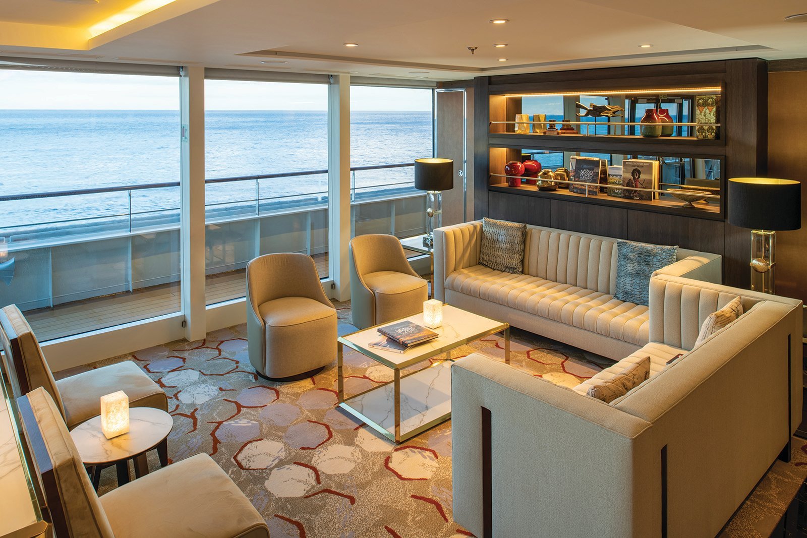 World Explorer glass-domed observation lounge and bar