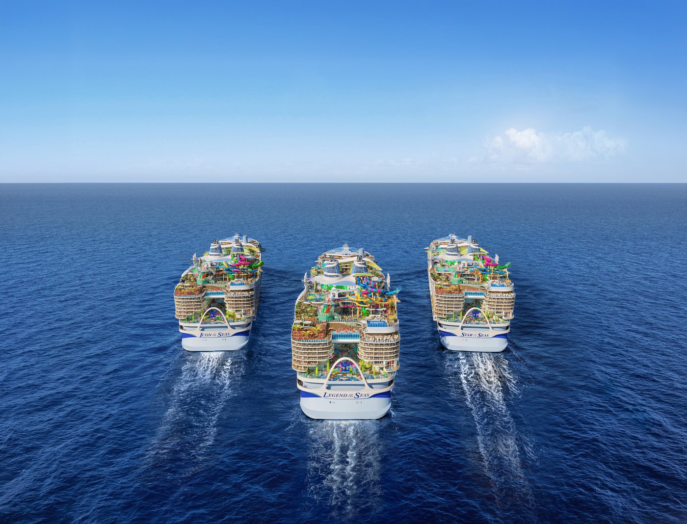 Royal Caribbean Icon-class flagship cruise ship available for real-time booking on the Odysseus cruise engine