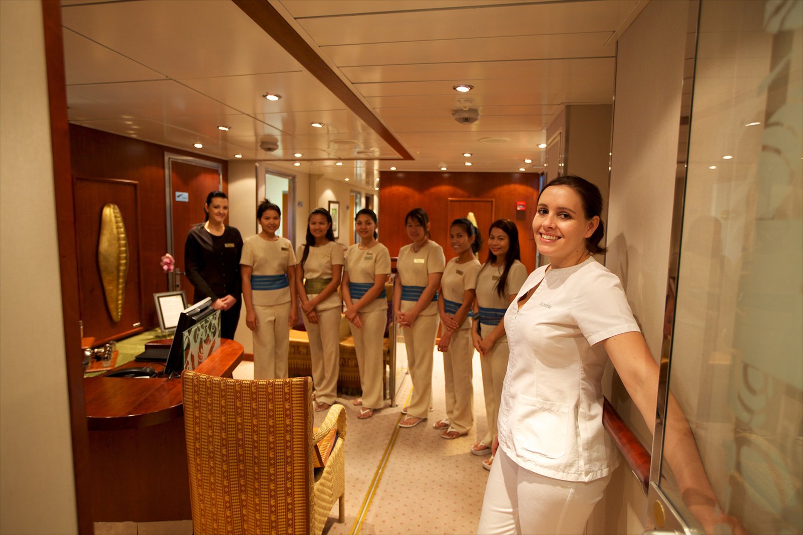 The only Thai-certified luxury spa at sea providing open-deck massage and wellness