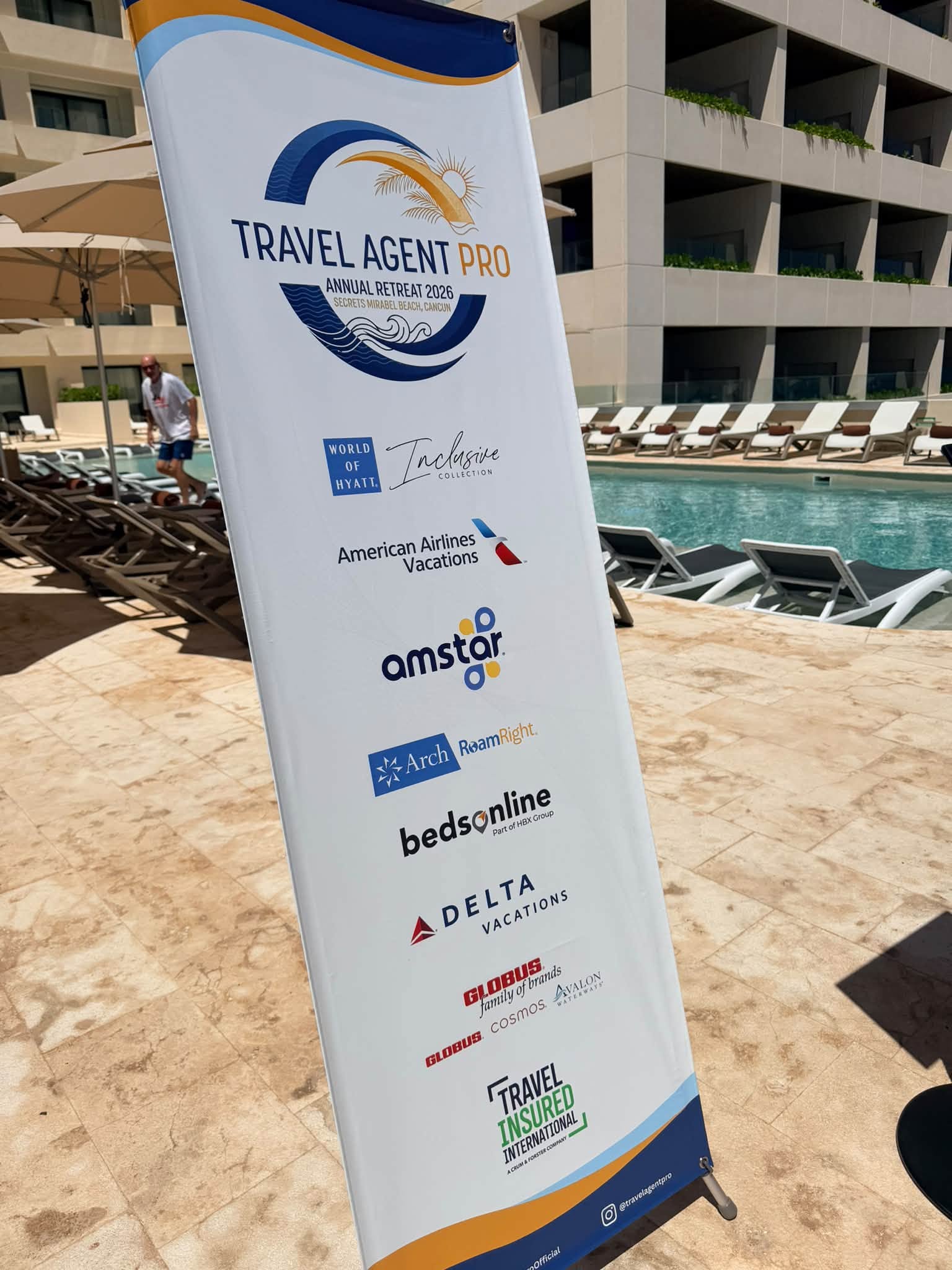 Official preferred supplier sponsors of the Vincent Vacations 2026 Annual Retreat at Secrets Mirabel Cancun
